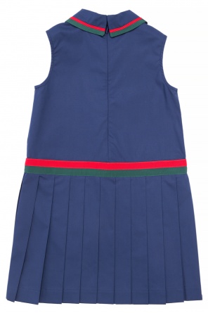Dress with a pleated bottom, zdjęcie 2 Dress with a pleated bottom od Gucci Kids